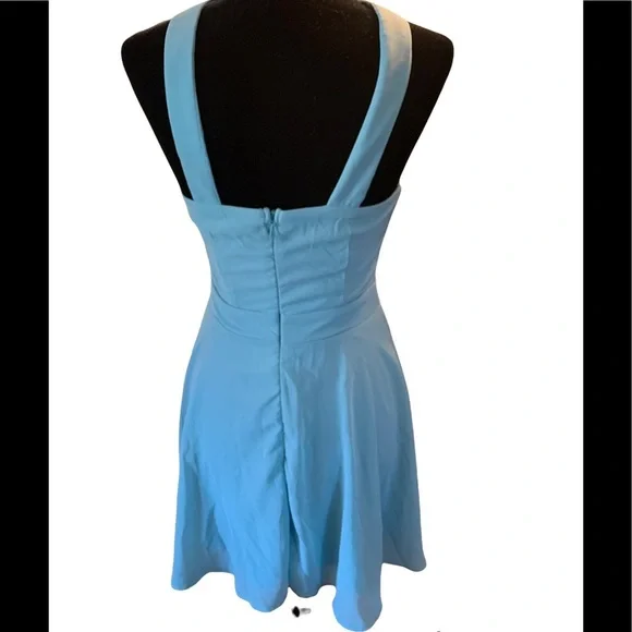 Charlotte Russe Blue Dress M - Picture 2 of 3